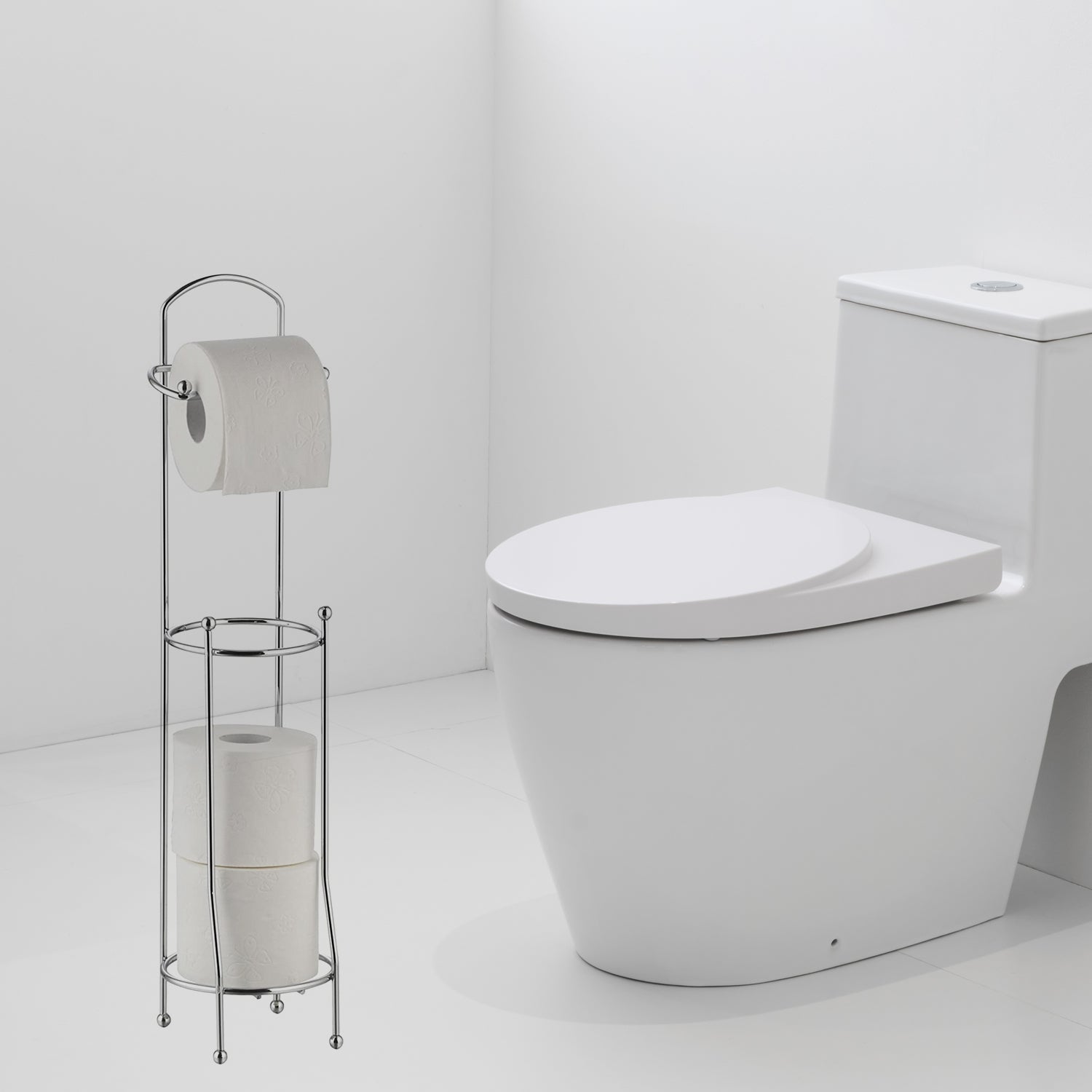 5199 Tissue Roll Stand 63cm High Quality Steel Stand Foe Toilet & Home Use Stand 5199 Tissue Roll Stand 63cm High Quality Steel Stand Foe Toilet & Home Use Stand